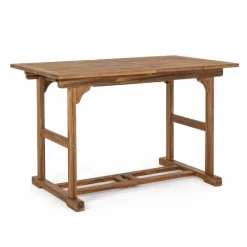 Viadurini in the Garden Gartentische Aus Teakholz|Ausziehbare Gartentische-Ausziehbarer Tisch im Freien Bis zu 160 cm in Akazienholz - Wolke