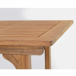 Viadurini in the Garden Gartentische Aus Teakholz|Ausziehbare Gartentische-Ausziehbarer Tisch im Freien Bis zu 160 cm in Akazienholz - Wolke