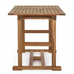 Viadurini in the Garden Gartentische Aus Teakholz|Ausziehbare Gartentische-Ausziehbarer Tisch im Freien Bis zu 160 cm in Akazienholz - Wolke