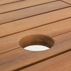 Viadurini in the Garden Gartentische Aus Teakholz|Ausziehbare Gartentische-Ausziehbarer Tisch im Freien Bis zu 160 cm in Akazienholz - Wolke