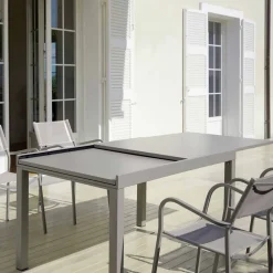 Viadurini in the Garden Ausziehbare Gartentische-Ausziehbarer Tisch im Freien Bis zu 280 cm aus Metall Made in Italy - Dego