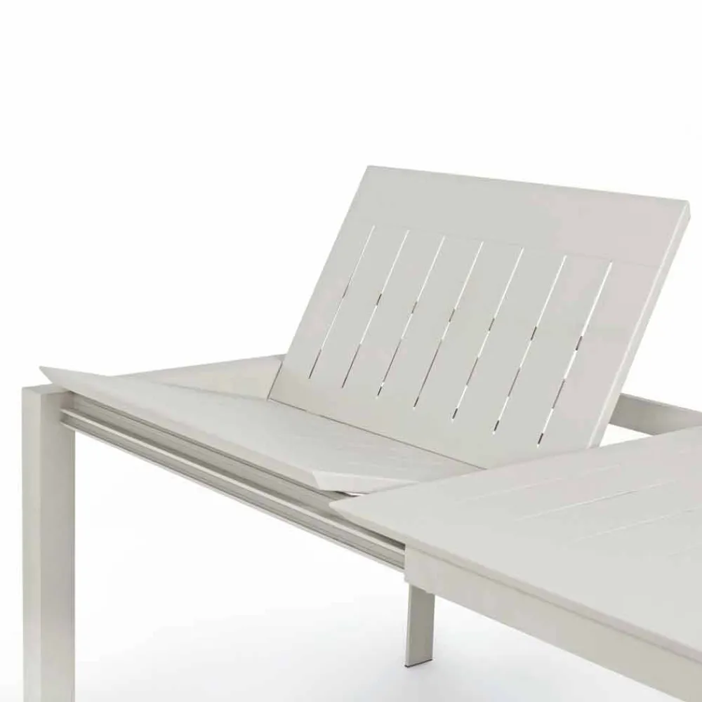 Viadurini in the Garden Gartentische Aus Aluminium|Ausziehbare Gartentische-Ausziehbarer Tisch im Freien Bis zu 240 cm in Aluminium Homemotion - Casper