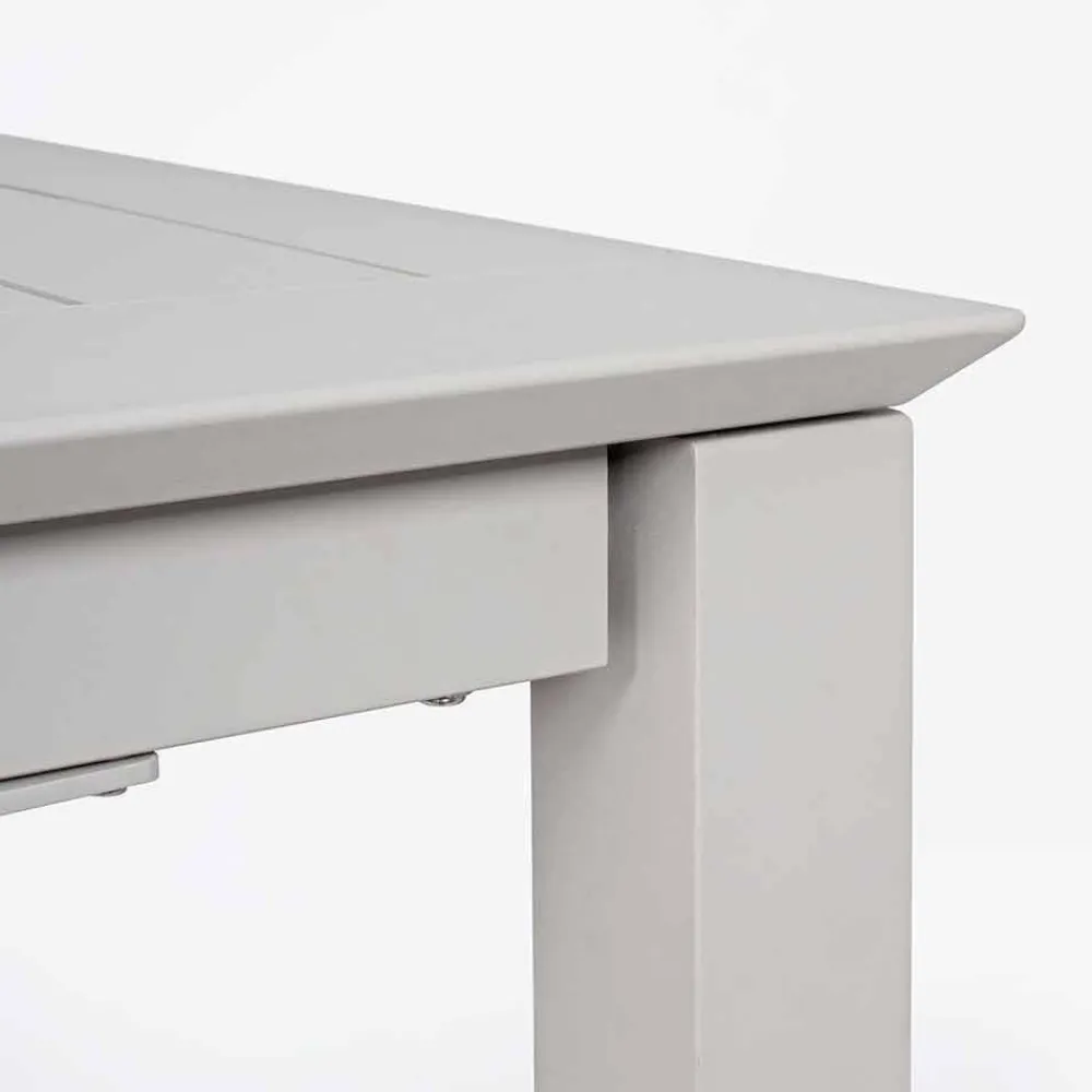 Viadurini in the Garden Gartentische Aus Aluminium|Ausziehbare Gartentische-Ausziehbarer Tisch im Freien Bis zu 240 cm in Aluminium Homemotion - Casper