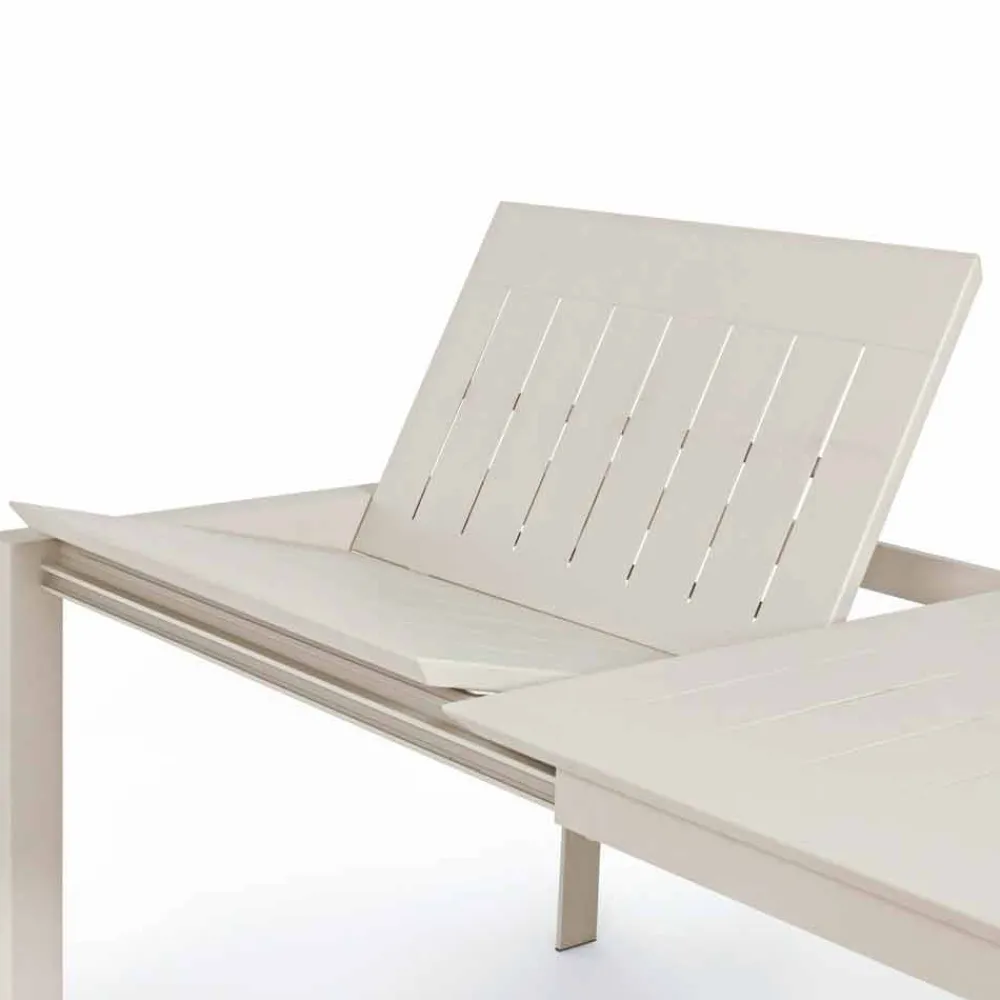Viadurini in the Garden Gartentische Aus Aluminium|Ausziehbare Gartentische-Ausziehbarer Tisch im Freien aus modernem Aluminium Homemotion - Casper
