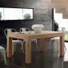Viadurini Living Ausziehbare Esstische-Ausziehbarer Tisch mit Beinen aus Massivholz Indiana