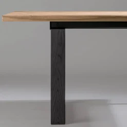 Viadurini Living Esstische Nach Mass|Ausziehbare Esstische-Ausziehbarer Tisch mit entrindeter Platte und Kante, hergestellt in Italien – Aravis