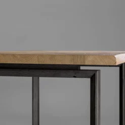 Viadurini Living Esstische Nach Mass|Ausziehbare Esstische-Ausziehbarer Tisch mit entrindeter Platte und Kante, hergestellt in Italien – Aravis