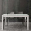 Viadurini Living Ausziehbare Esstische-Ausziehbarer Tisch mit Glasplatte in modernem Design Baltimora