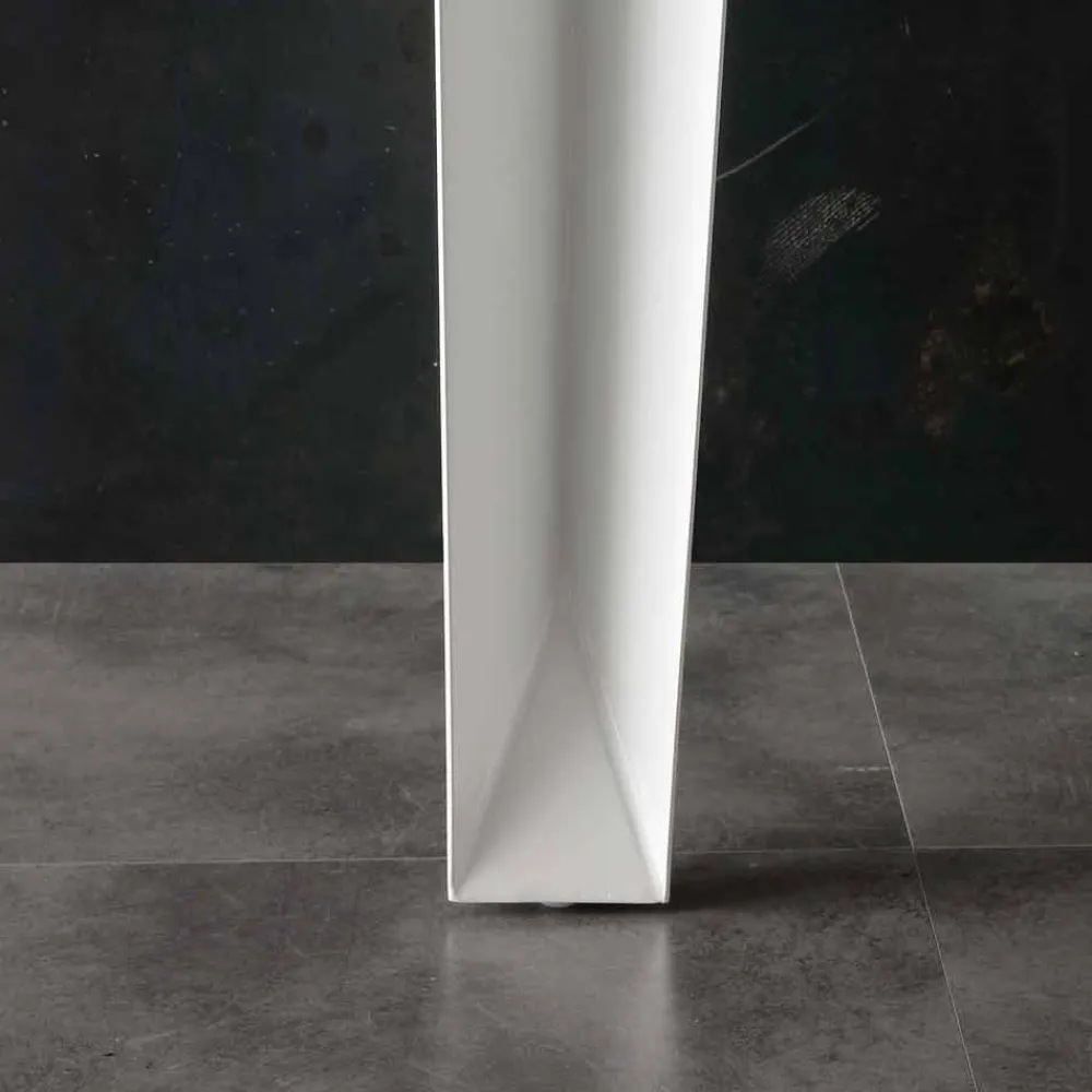 Viadurini Living Ausziehbare Esstische-Ausziehbarer Tisch mit Glasplatte in modernem Design Baltimora