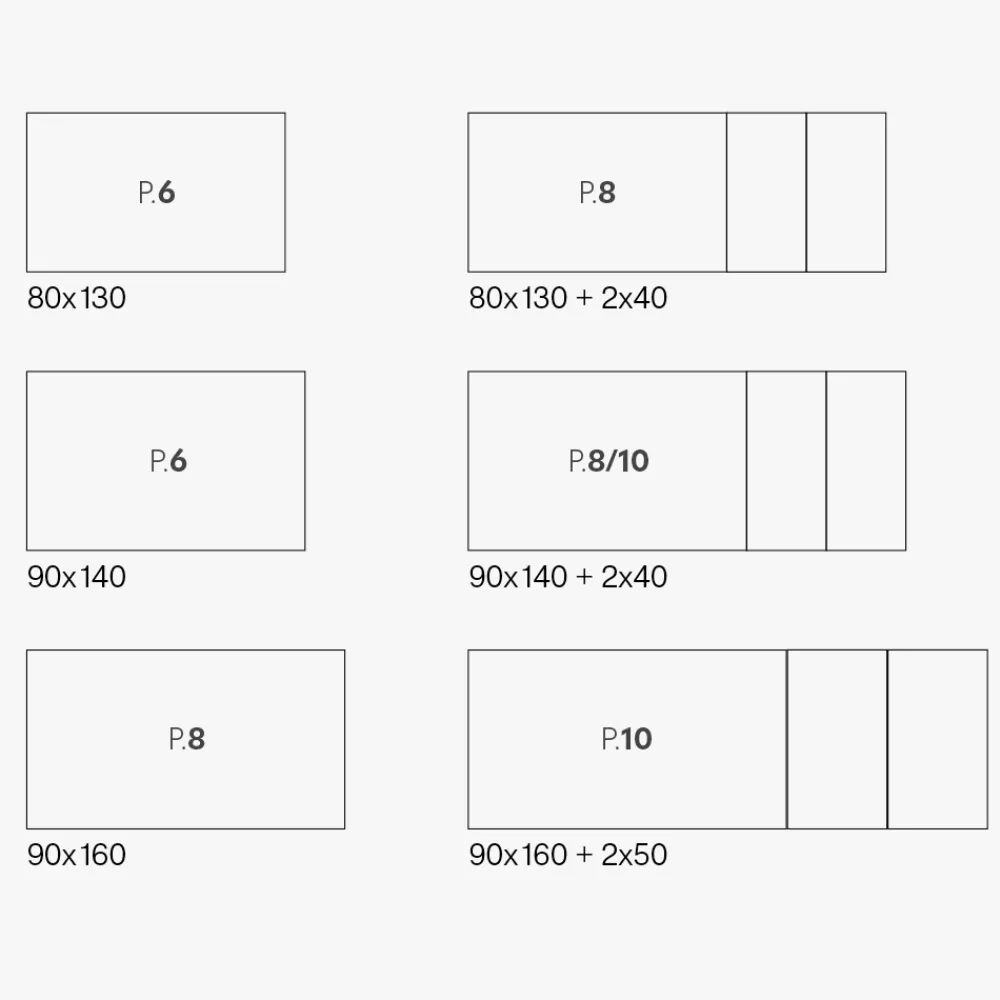Viadurini Living Ausziehbare Esstische-Ausziehbarer Tisch mit Melaminplatte und Metallgestell - Ariel