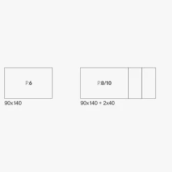 Viadurini Living Ausziehbare Esstische-Ausziehbarer Tisch mit Melaminplatte aus eisweißem Zement - Ariel