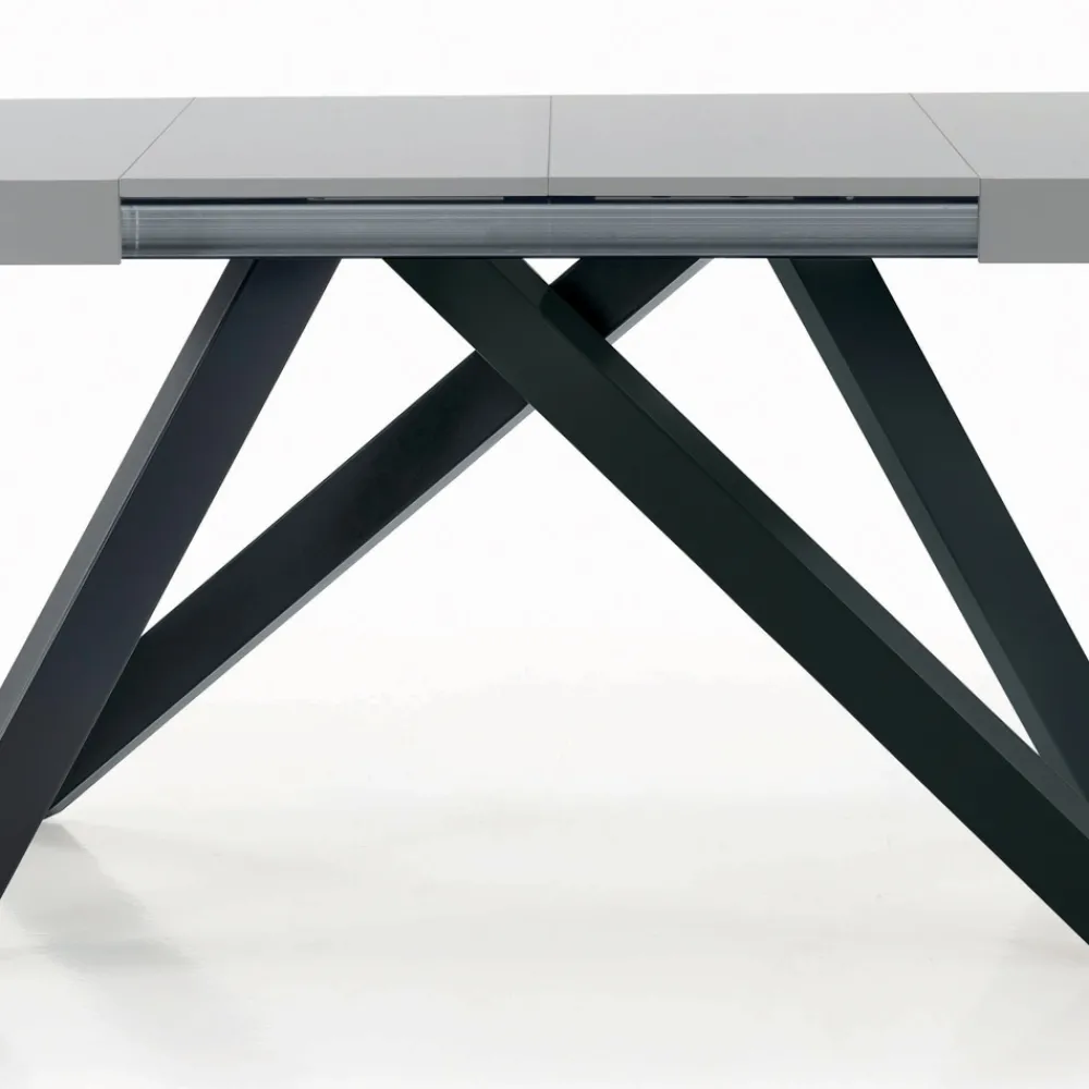 Viadurini Living Ausziehbare Esstische-Ausziehbarer Tisch mit synchronisierter zentraler Öffnung aus Laminat – Settimmio