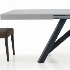 Viadurini Living Ausziehbare Esstische-Ausziehbarer Tisch mit synchronisierter zentraler Öffnung aus Laminat – Settimmio