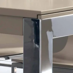 Viadurini Living Esstische Nach Mass|Ausziehbare Esstische-Ausziehbarer Tisch mit Tanganika Walnussholzplatte und Metallbeinen - Ketla