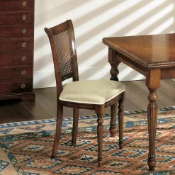 Viadurini Classic Ausziehbare Esstische-Ausziehbarer Tisch und 2 Stühle aus patiniertem Walnussholz, hergestellt in Italien – Biotite