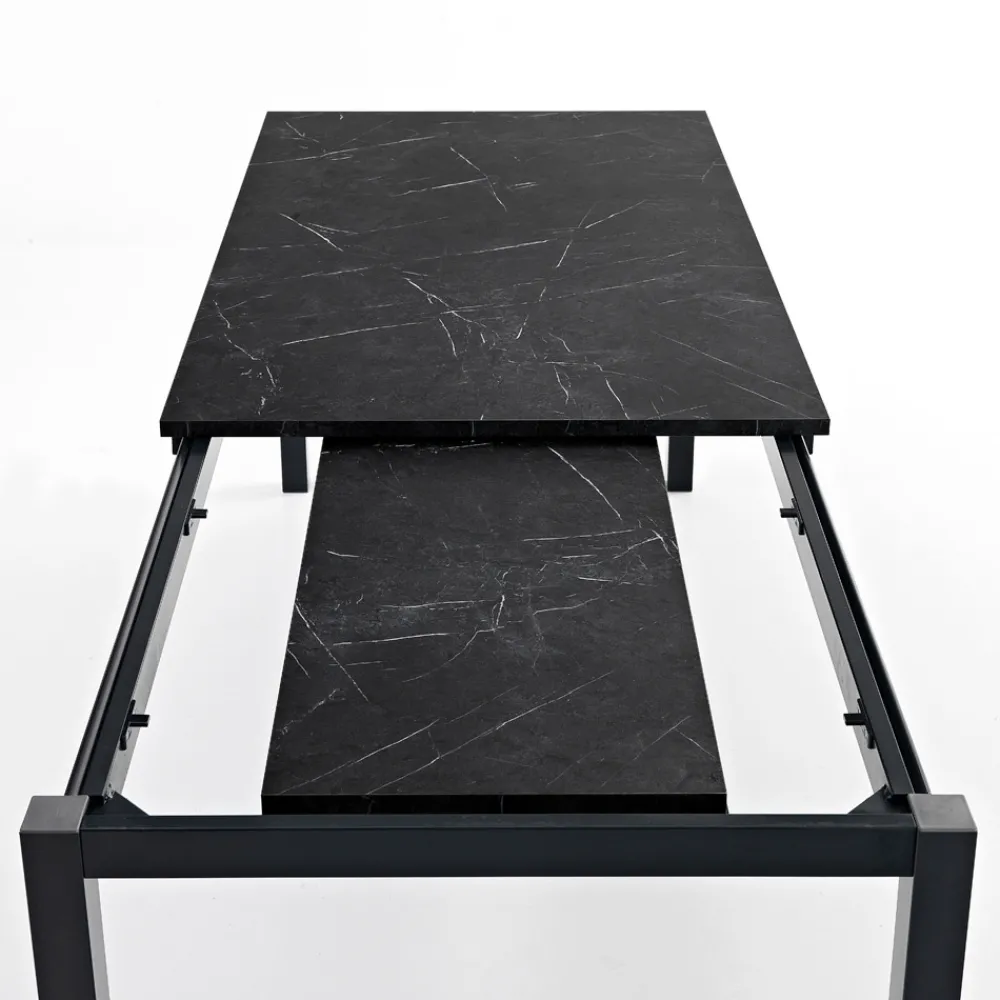 Viadurini Living Ausziehbare Esstische-Ausziehbarer Wohnzimmertisch mit Melaminplatte und Metallbeinen - Shaila