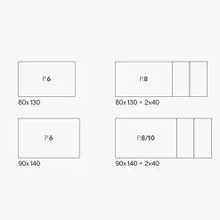 Viadurini Living Ausziehbare Esstische-Ausziehbarer Wohnzimmertisch mit Melaminplatte und Metallbeinen - Shaila