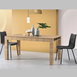 Viadurini Living Ausziehbare Esstische-Ausziehbarer Wohnzimmertisch aus Melamin Made in Italy - Ondine