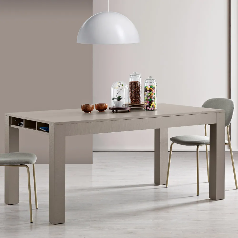 Viadurini Living Ausziehbare Esstische-Ausziehbarer Wohnzimmertisch aus Melamin Made in Italy - Ondine