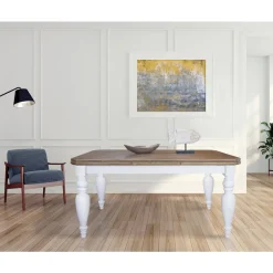 Viadurini Living Esstische Nach Mass|Ausziehbare Esstische-Ausziehbarer Wohnzimmertisch aus Eiche mit geformten Ecken Made in Italy - Rafael