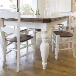 Viadurini Living Esstische Nach Mass|Ausziehbare Esstische-Ausziehbarer Wohnzimmertisch aus Eiche mit geformten Ecken Made in Italy - Rafael