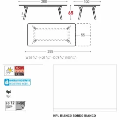 Varaschin Ausziehbare Gartentische-Ausziehtisch bis zu 350 cm H65 cm Link