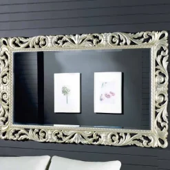 Viadurini Classic Wandspiegel-Ayous Holz-Wandspiegel des modernen Designs hergestellt in Italien Nicola