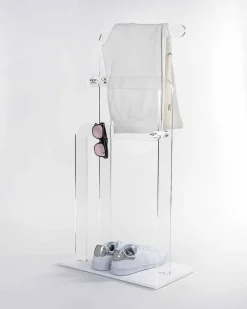 Viadurini Bathroom Badetuchhalter-Bad Handtuchhalter aus Plexiglas PMMA, Zanica