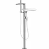 Viadurini Taps Badewannearmaturen-Badewanne Deck Mixer in Messing von Made Italy Design - Benello