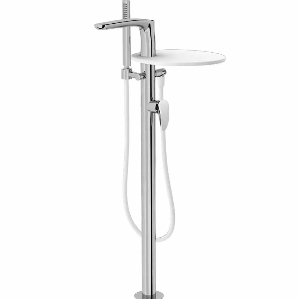 Viadurini Taps Badewannearmaturen-Badewanne Deck Mixer in Messing von Made Italy Design - Benello
