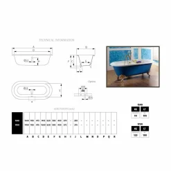 Viadurini Bathroom Freistehende Badewannen-Badewanne freistehend in  modernem Design Diane