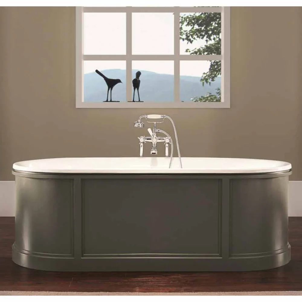 Viadurini Bathroom Freistehende Badewannen-Badewanne freistehend in modernem Design Ashley