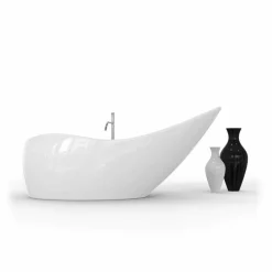 Viadurini Design Freistehende Badewannen-Badewanne in modernem Design Finger Food Made in Italy