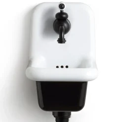 Viadurini Bathroom Vintage Waschbecken|Farbige Waschbecken-Badezimmer Waschbecken aus weißer und farbiger Keramik 26 cm Vintage Style - Jordan