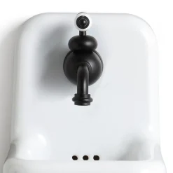 Viadurini Bathroom Vintage Waschbecken|Farbige Waschbecken-Badezimmer Waschbecken aus weißer und farbiger Keramik 26 cm Vintage Style - Jordan