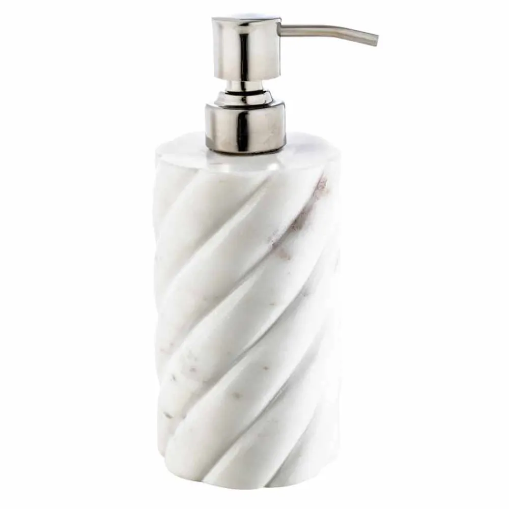 Viadurini Badzubehör-Badezimmeraccessoires-Designset aus Calacatta-Marmor Monza