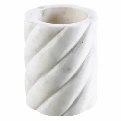 Viadurini Badzubehör-Badezimmeraccessoires-Designset aus Calacatta-Marmor Monza