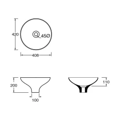 Viadurini Bathroom Badmöbel Stehend-Badezimmer-Komposition Waschbecken aus Keramik und Spiegel Made in Italy - Hoscar