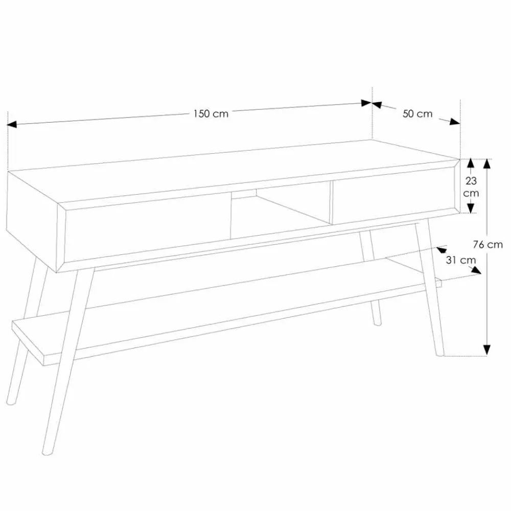Viadurini Badmöbel Stehend-Badezimmer-Konsolentisch im modernen Design aus natürlichem Teak Pistoia
