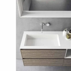 Viadurini Bathroom Badmöbel Hängend-Badezimmermöbel Zusammensetzung, modernes und hängendes Design Made in Italy - Callisi8