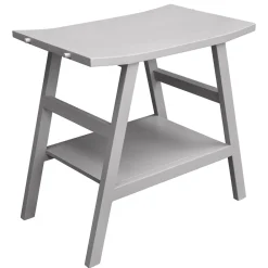 Viadurini Bathroom Badmöbel Stehend-Badezimmermöbel-Komposition mit Spiegel, Teakholzschrank und Zubehör - Patryk