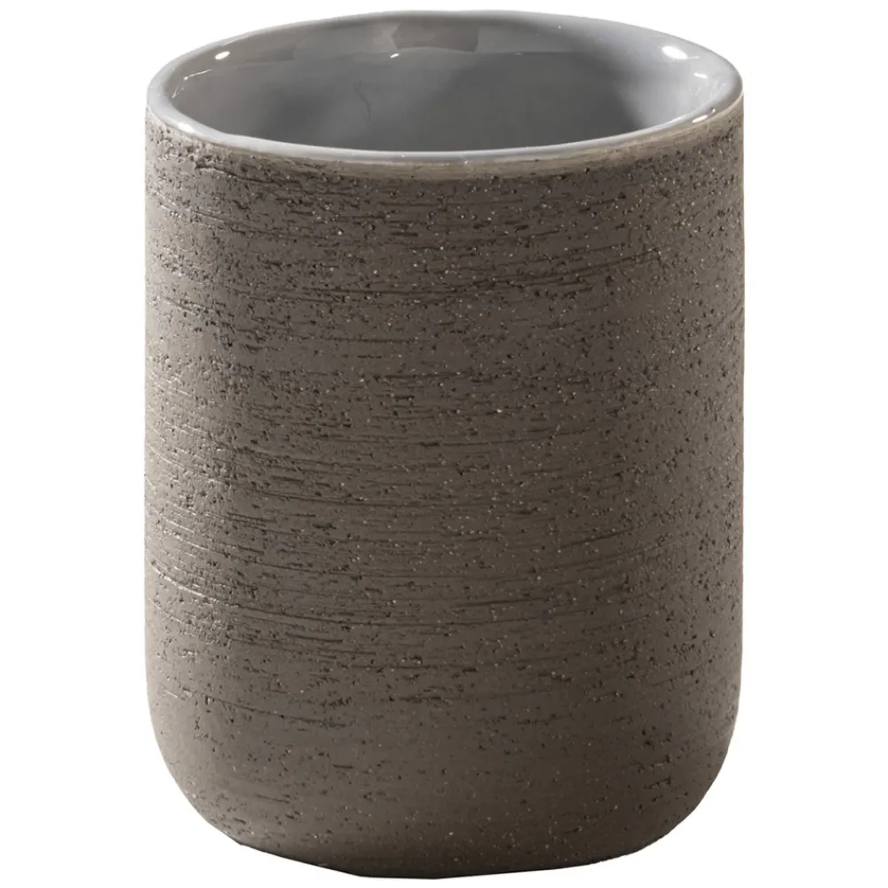 Viadurini Bathroom Badmöbel Stehend-Badezimmermöbel-Komposition mit Tonwaschbecken und Zubehör - Carolie