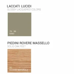 Viadurini Bathroom Badmöbel Stehend-Badezimmerschrank mit Waschbecken in lackiertem Holz 120x85x46cm Bernstein, made in Italy