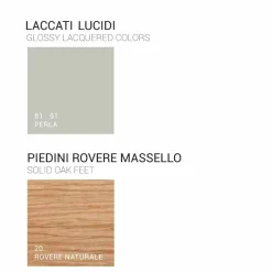 Viadurini Bathroom Badmöbel Stehend-Badezimmerschrank mit Waschbecken in lackiertem Holz 120x85x46cm Bernstein, made in Italy