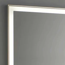 Viadurini Bathroom Badspiegel-Badezimmerspiegel aus Aluminiumimitat mit Hintergrundbeleuchtung Made in Italy - Palau