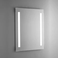 Viadurini Bathroom Badspiegel-Badezimmerspiegel aus poliertem Draht mit LED-Hintergrundbeleuchtung Made in Italy - Tony