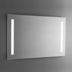 Viadurini Bathroom Badspiegel-Badezimmerspiegel aus poliertem Draht mit LED-Hintergrundbeleuchtung Made in Italy - Tony