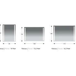 Viadurini Bathroom Badspiegel-Badezimmerspiegel aus poliertem Draht mit LED-Hintergrundbeleuchtung Made in Italy - Tony