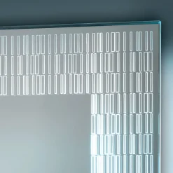 Viadurini Bathroom Badspiegel-Badezimmerspiegel mit lasergravierten Dekorationen, hergestellt in Italien – Freud