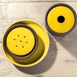 Viadurini Bathroom Badzubehör-Badezimmerzubehör aus glasiertem Ton, handgefertigt in Italien - Antonella